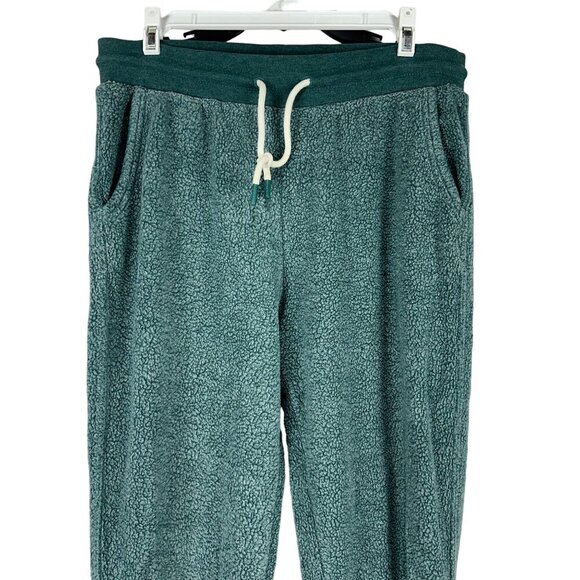 Members Mark Women's Reverse Fleece Jogger Pants Size L Green - Picture 3 of 6